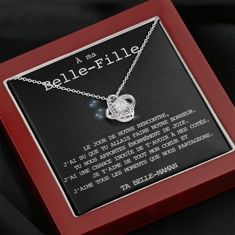 BELLA • Collier Belle-Fille Noeud d'Amour - Lehnaa