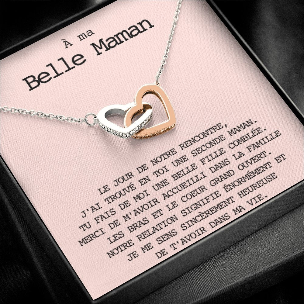 BELMOM • COLLIER BELLE-MÈRE DOUBLE COEUR - Lehnaa