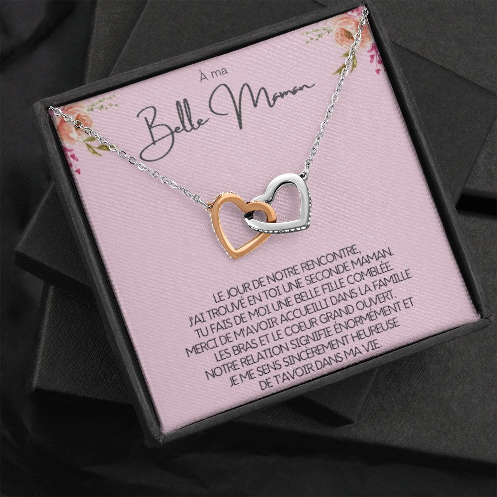 BELMOM • COLLIER BELLE-MÈRE Double Cœur - Lehnaa