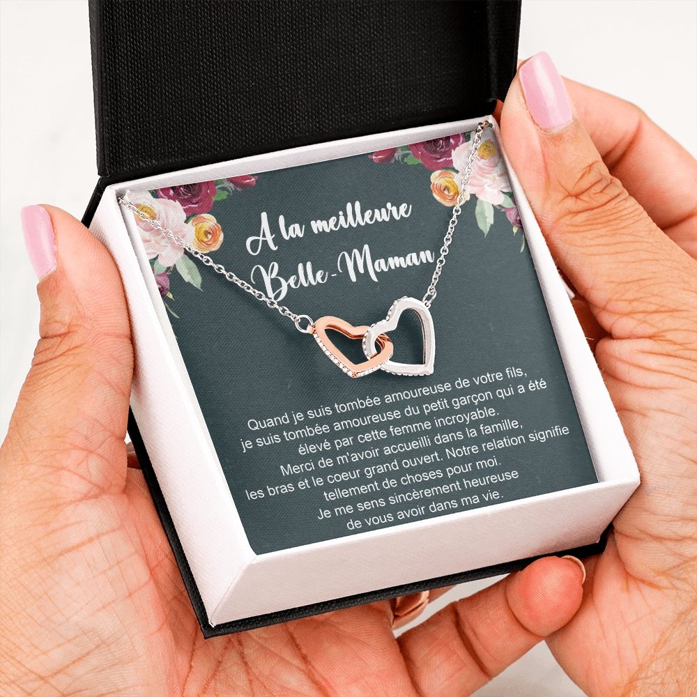 BELMOM • COLLIER BELLE-MÈRE Double Cœur - Lehnaa