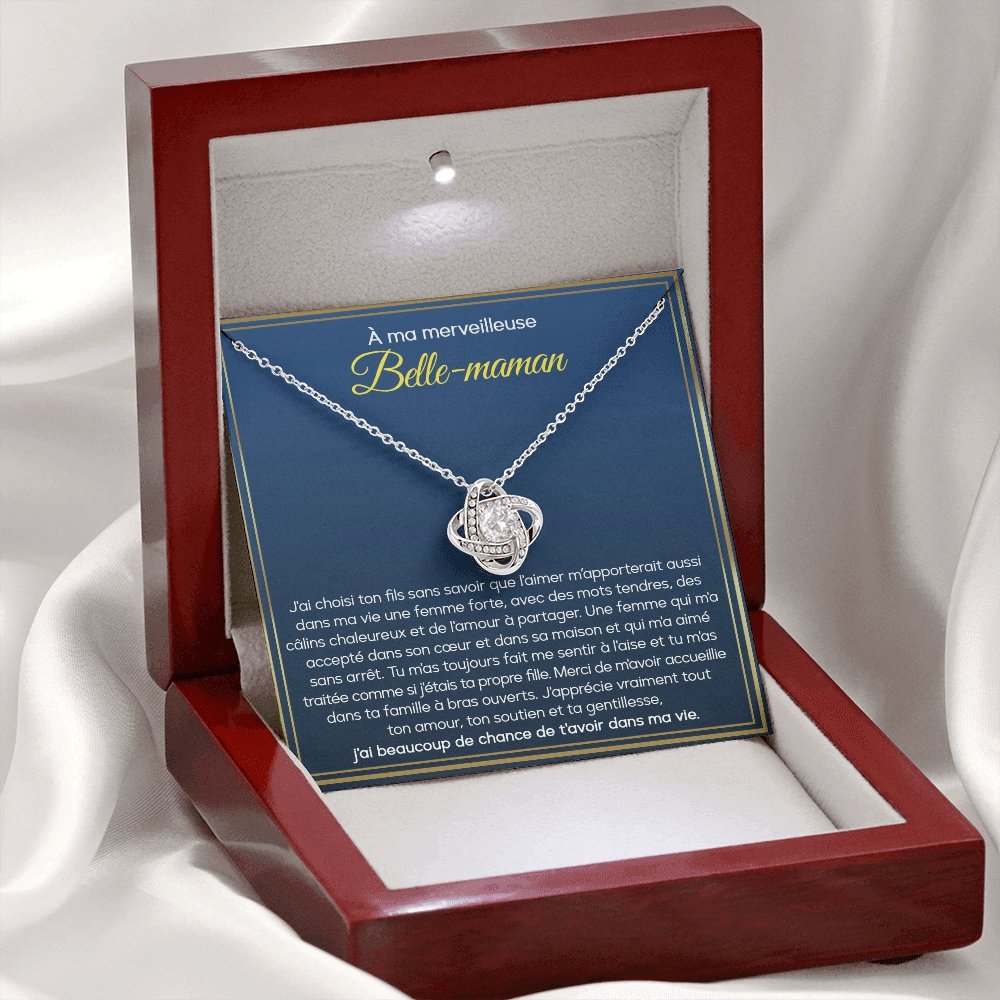 BELMOM • COLLIER BELLE-MÈRE Noeud d'Amour - Lehnaa