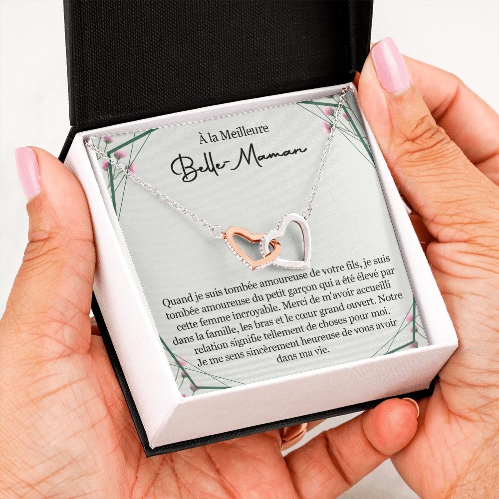 BELMOM • COLLIER BELLE-MÈRE VERSION FEMME Double Cœur - Lehnaa