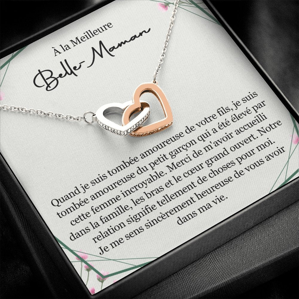 BELMOM • COLLIER BELLE-MÈRE VERSION FEMME Double Cœur - Lehnaa