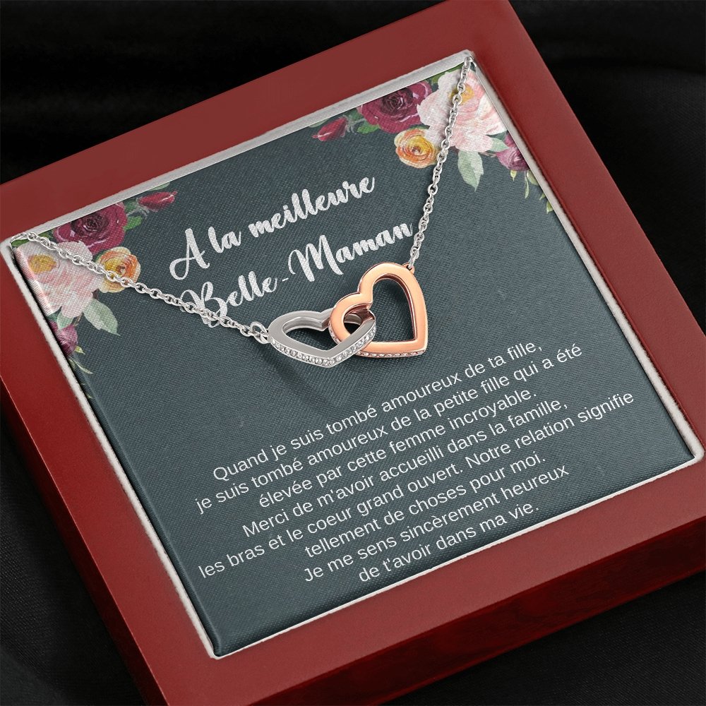 BELMOM • COLLIER BELLE-MÈRE VERSION HOMME Double Cœur - Lehnaa