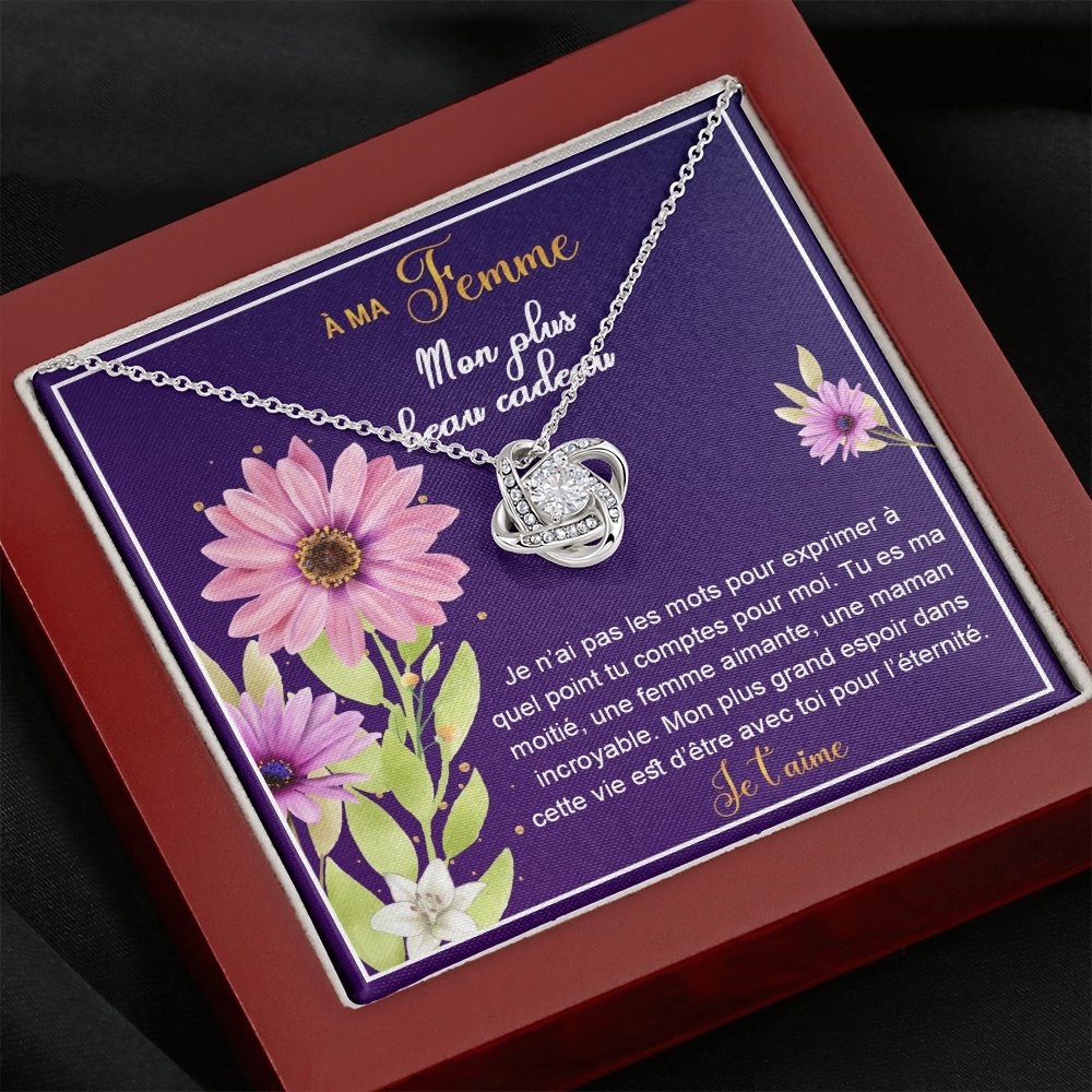 ETERNITY • Collier Amoureux Noeud d'Amour - Lehnaa
