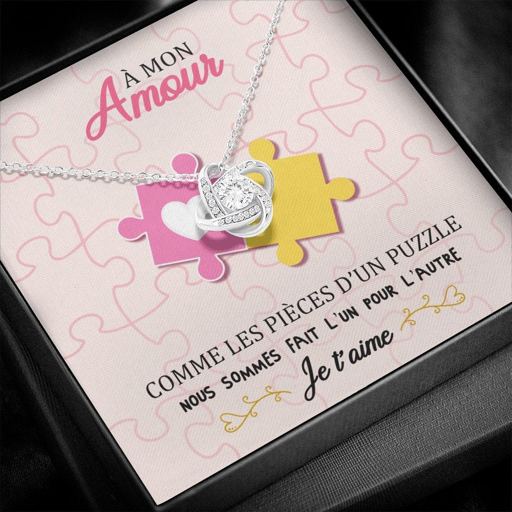 ETERNITY • Collier Amoureux Noeud d'Amour - Lehnaa