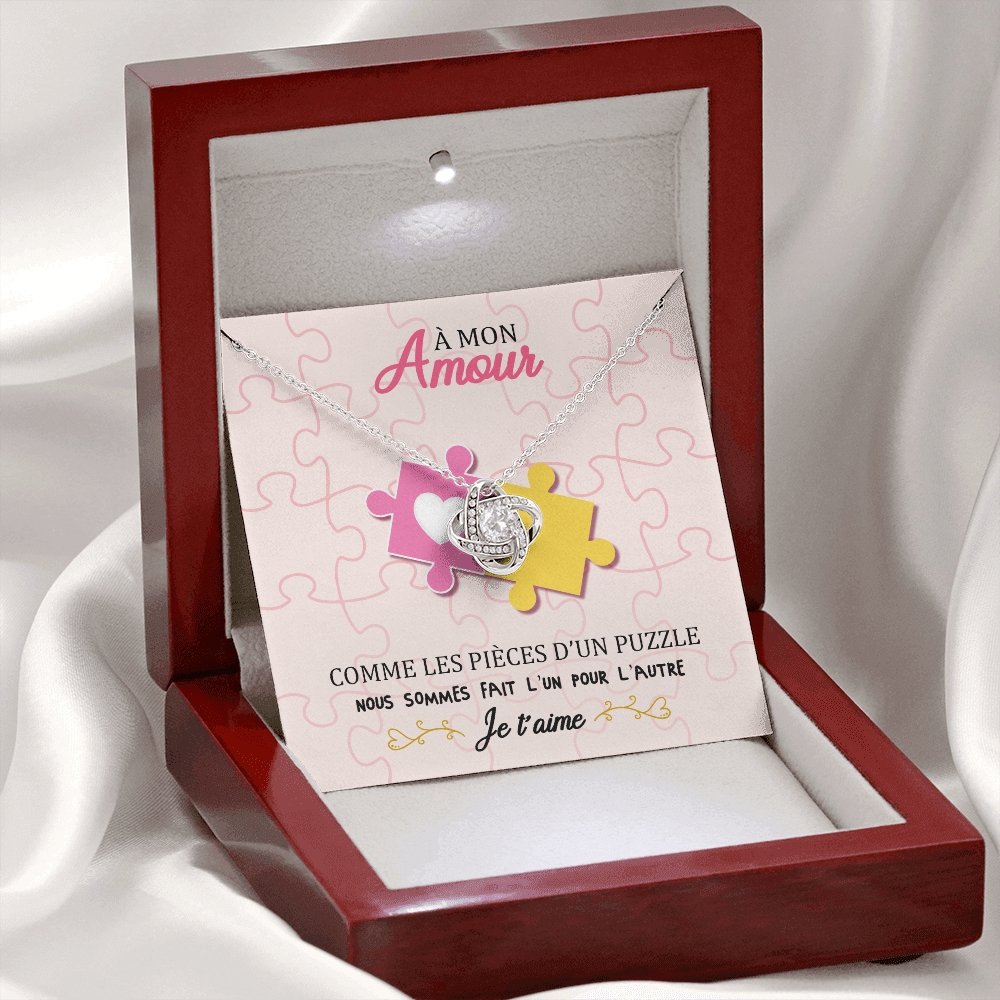 ETERNITY • Collier Amoureux Noeud d'Amour - Lehnaa