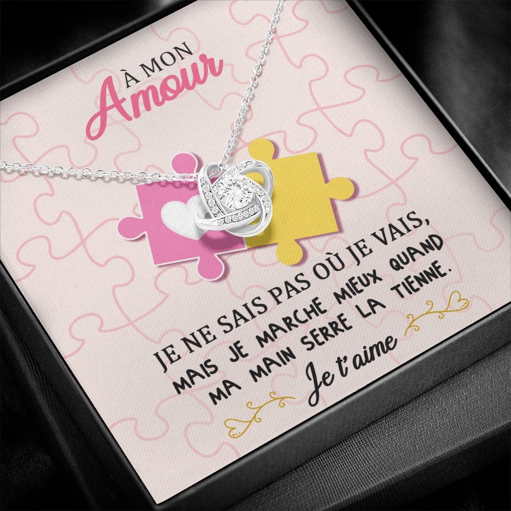 ETERNITY • Collier Amoureux Noeud d'Amour - Lehnaa