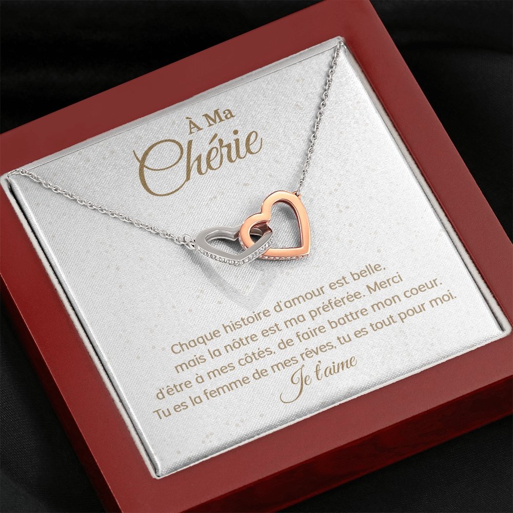 ETERNITY • Collier Déclaration d'amour Double Cœur - Lehnaa