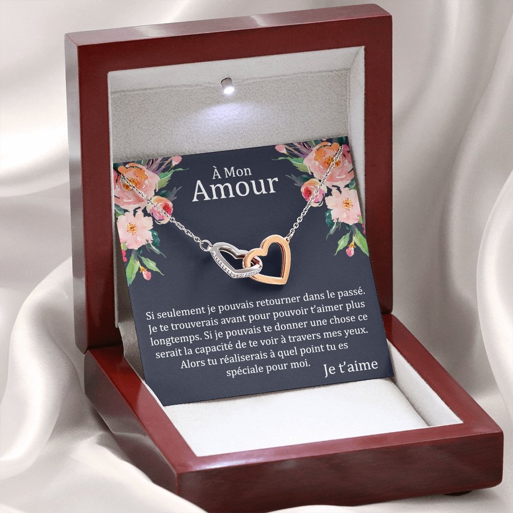 ETERNITY • Collier Déclaration d'amour Double Cœur - Lehnaa