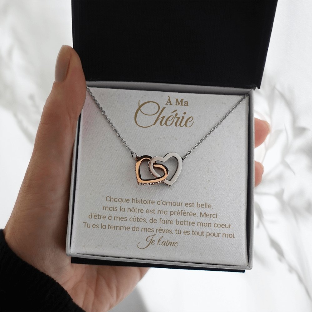ETERNITY • Collier Déclaration d'amour Double Cœur - Lehnaa