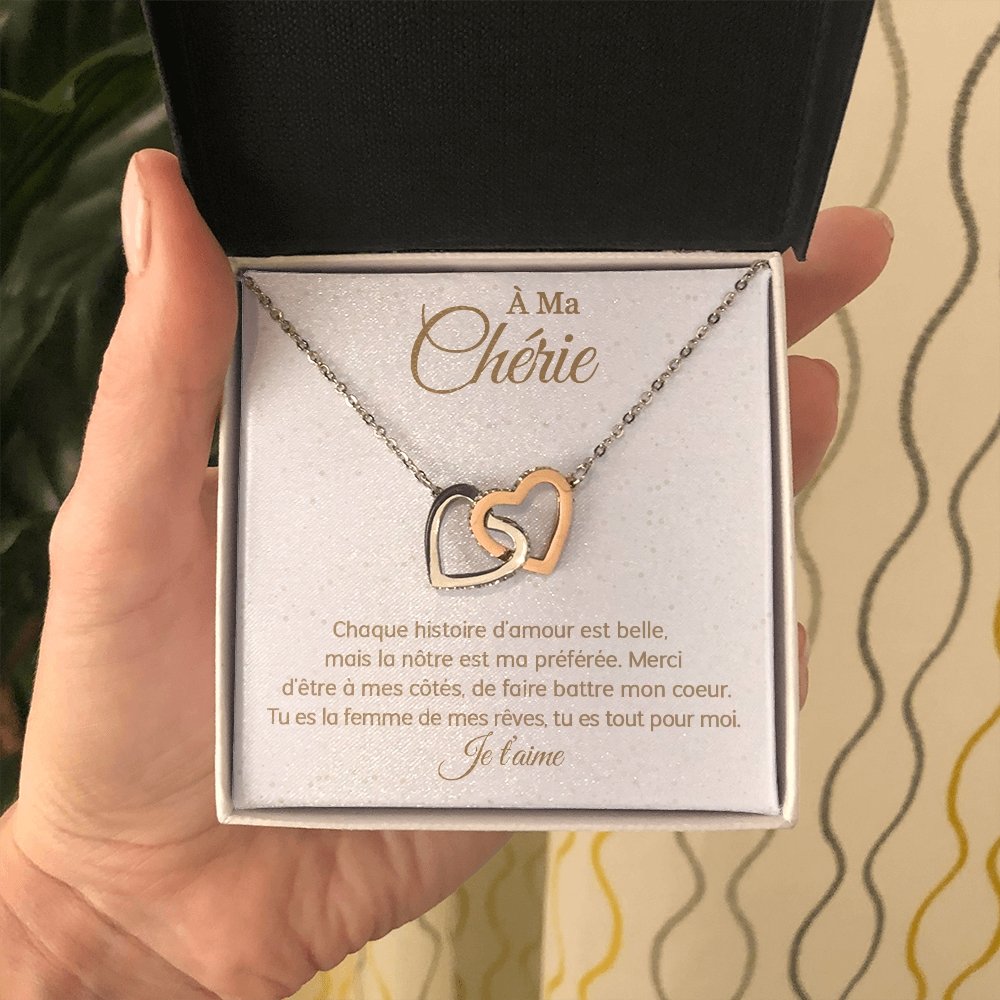 ETERNITY • Collier Déclaration d'amour Double Cœur - Lehnaa