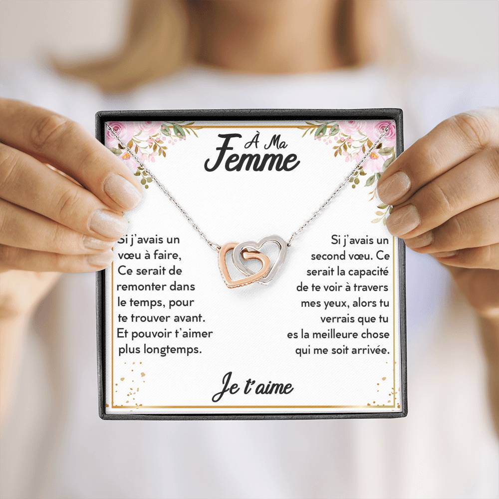 ETERNITY • Collier Déclaration d'amour Double Cœur - Lehnaa