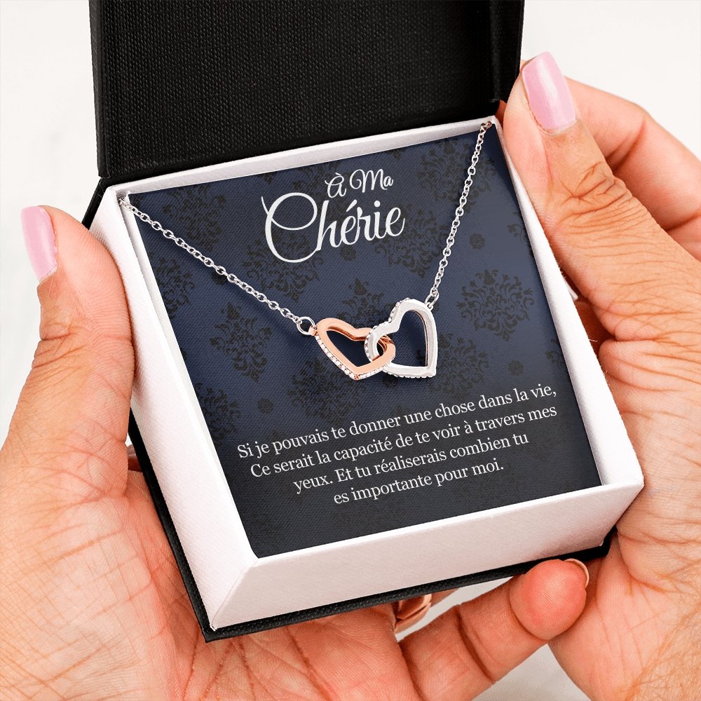 ETERNITY • Collier Déclaration d'amour Double Cœur - Lehnaa