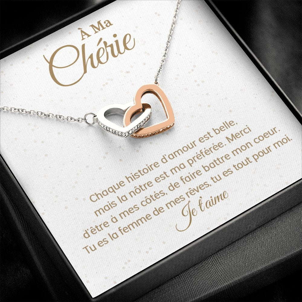 ETERNITY • Collier Déclaration d'amour Double Cœur - Lehnaa