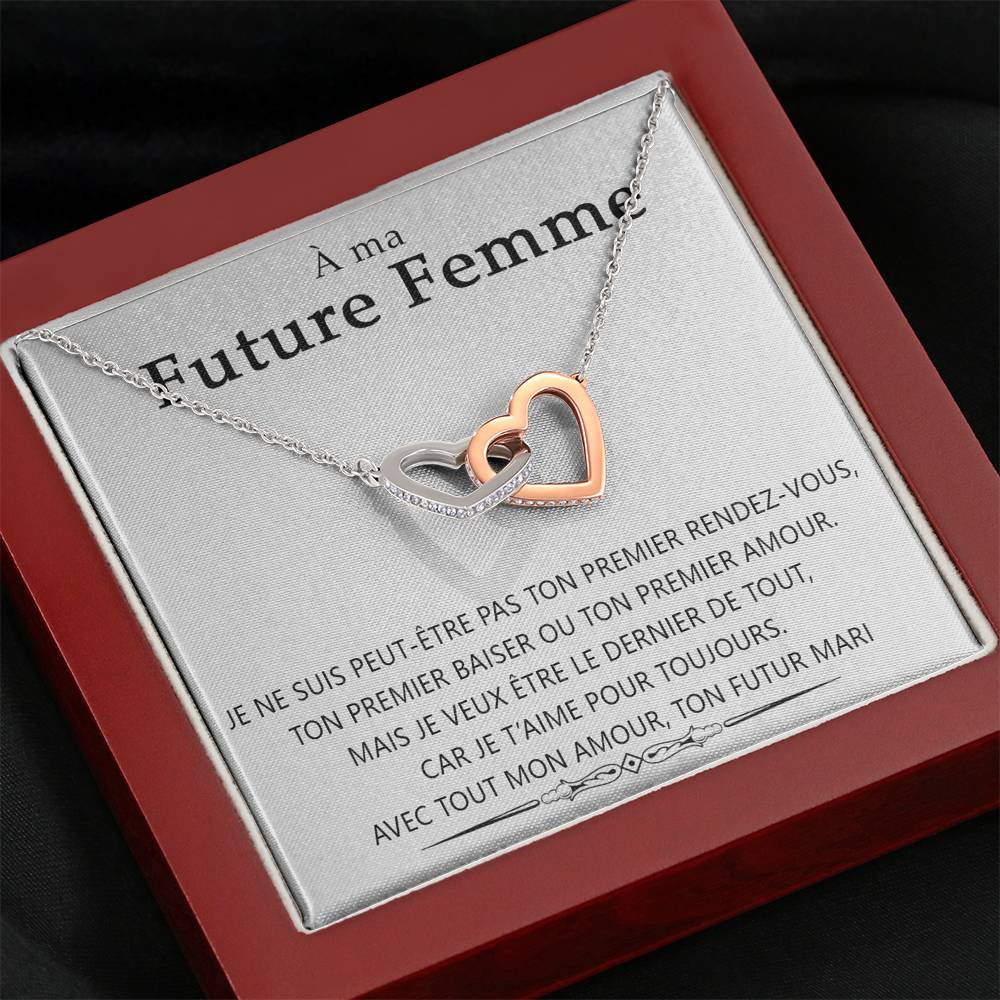 ETERNITY • Collier Déclaration d'amour Double Cœur - Lehnaa