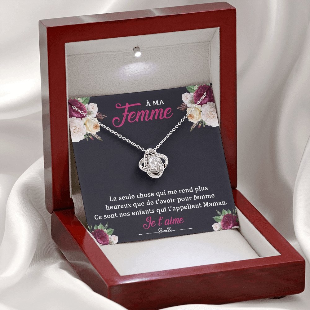 ETERNITY • Collier Déclaration d'amour Noeud d'Amour - Lehnaa