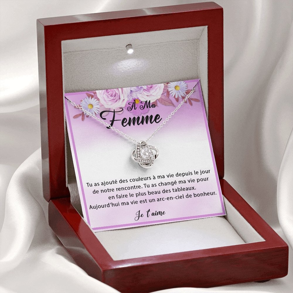 ETERNITY • Collier Déclaration d'amour Noeud d'Amour - Lehnaa