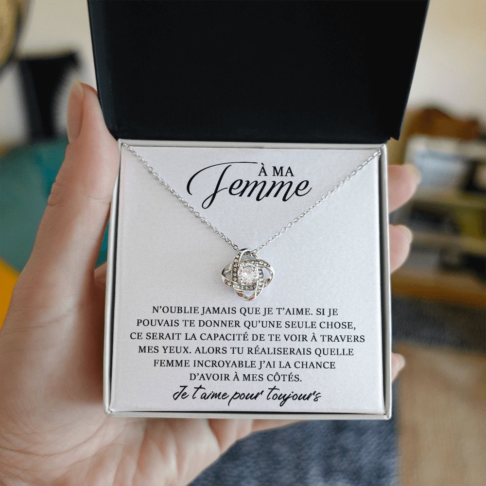 ETERNITY • Collier Déclaration d'amour Noeud d'Amour - Lehnaa
