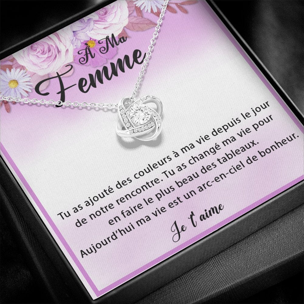 ETERNITY • Collier Déclaration d'amour Noeud d'Amour - Lehnaa