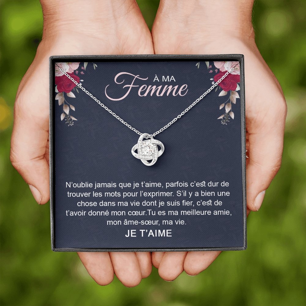 ETERNITY • Collier Déclaration d'amour Noeud d'Amour - Lehnaa