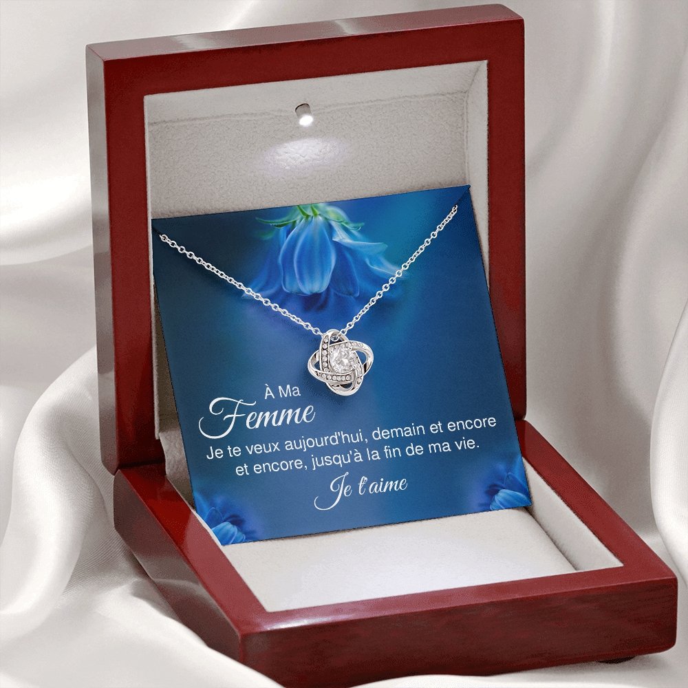 ETERNITY • Collier Déclaration d'amour Noeud d'Amour - Lehnaa