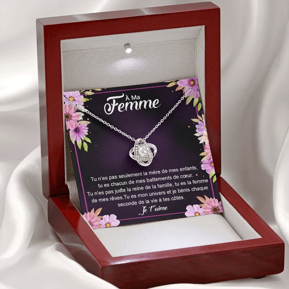 ETERNITY • Collier Déclaration d'amour Noeud d'Amour - Lehnaa