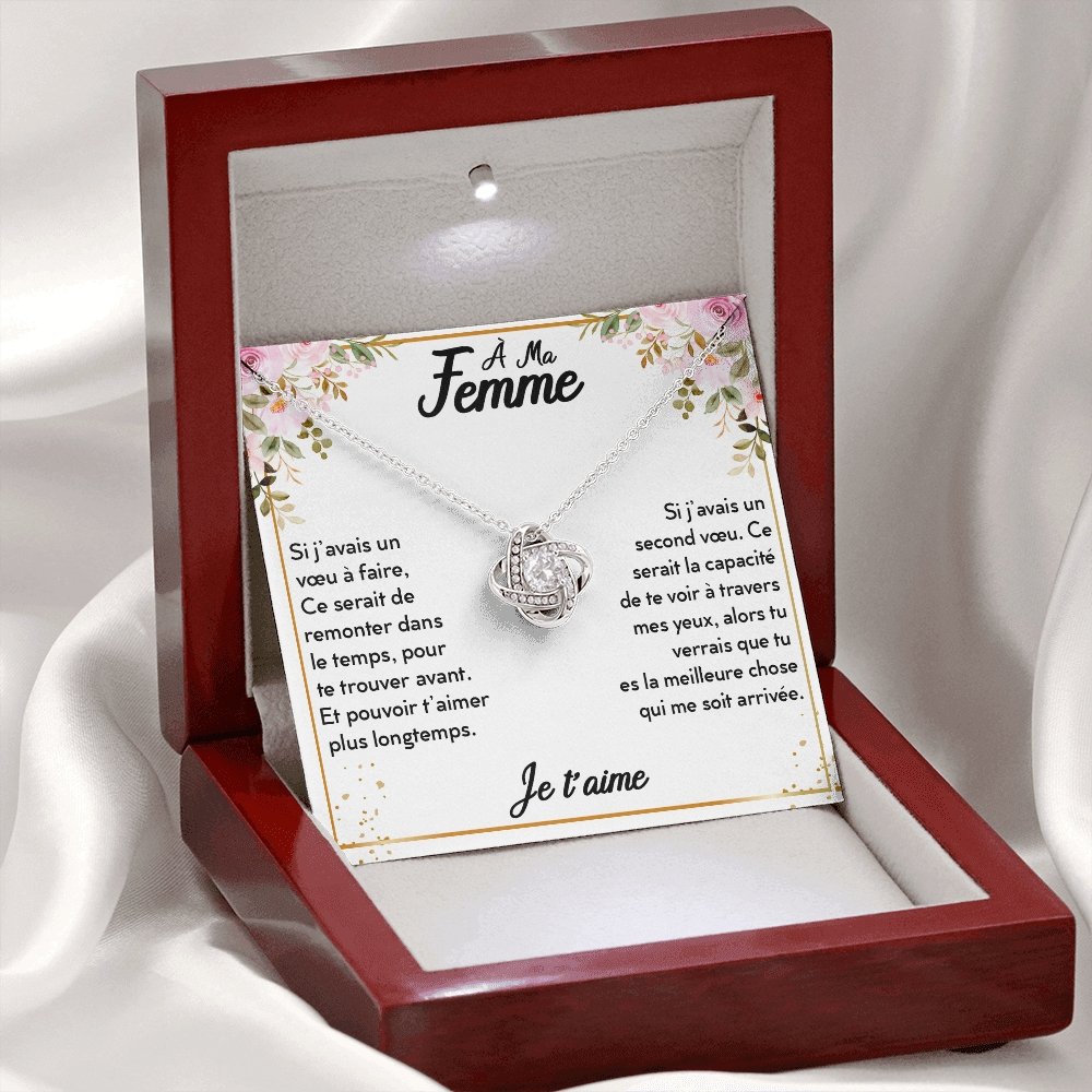 ETERNITY • Collier Déclaration d'amour Noeud d'Amour - Lehnaa