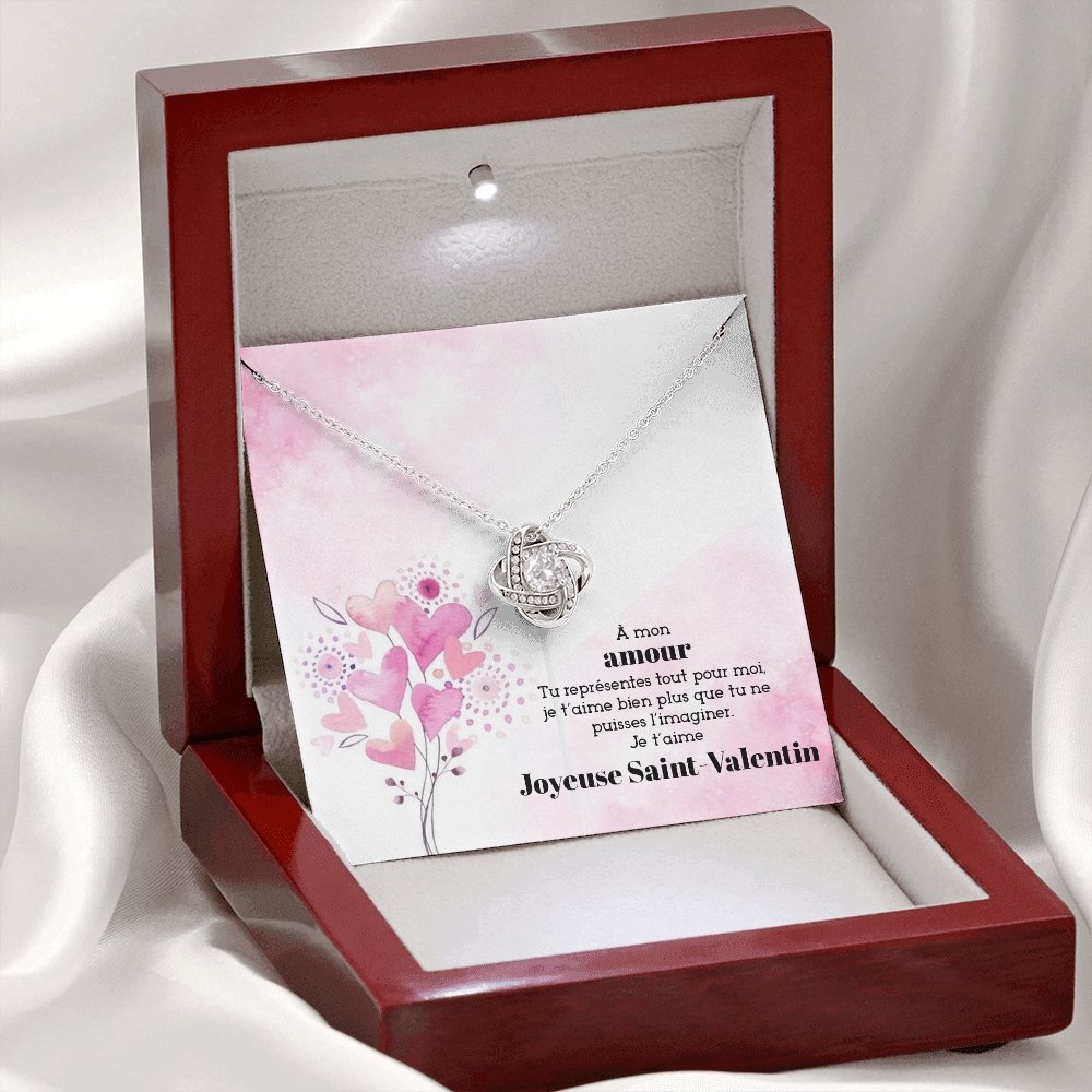 ETERNITY • Collier Saint Valentin Noeud d'Amour - Lehnaa