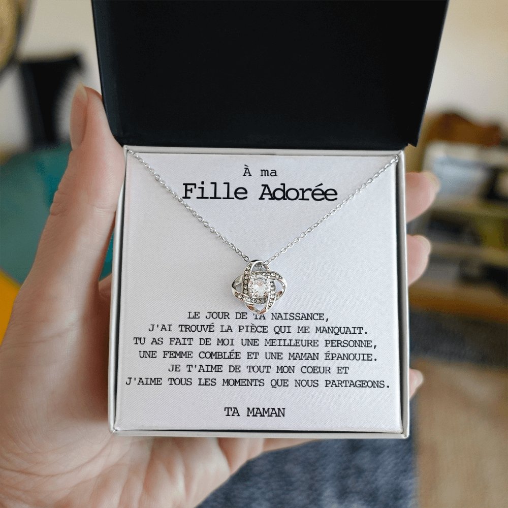 LINKY • Collier A Ma Fille Noeud d'Amour - Lehnaa