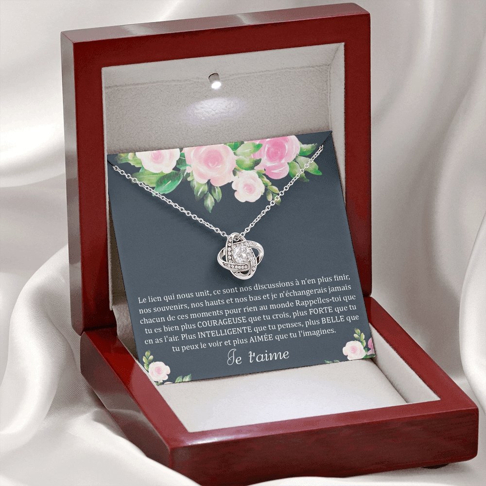 LINKY • Collier A Ma Fille Noeud d'Amour - Lehnaa