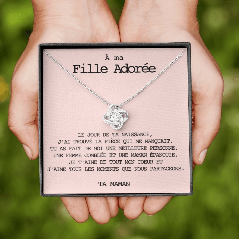 LINKY • Collier A Ma Fille Noeud d'Amour - Lehnaa