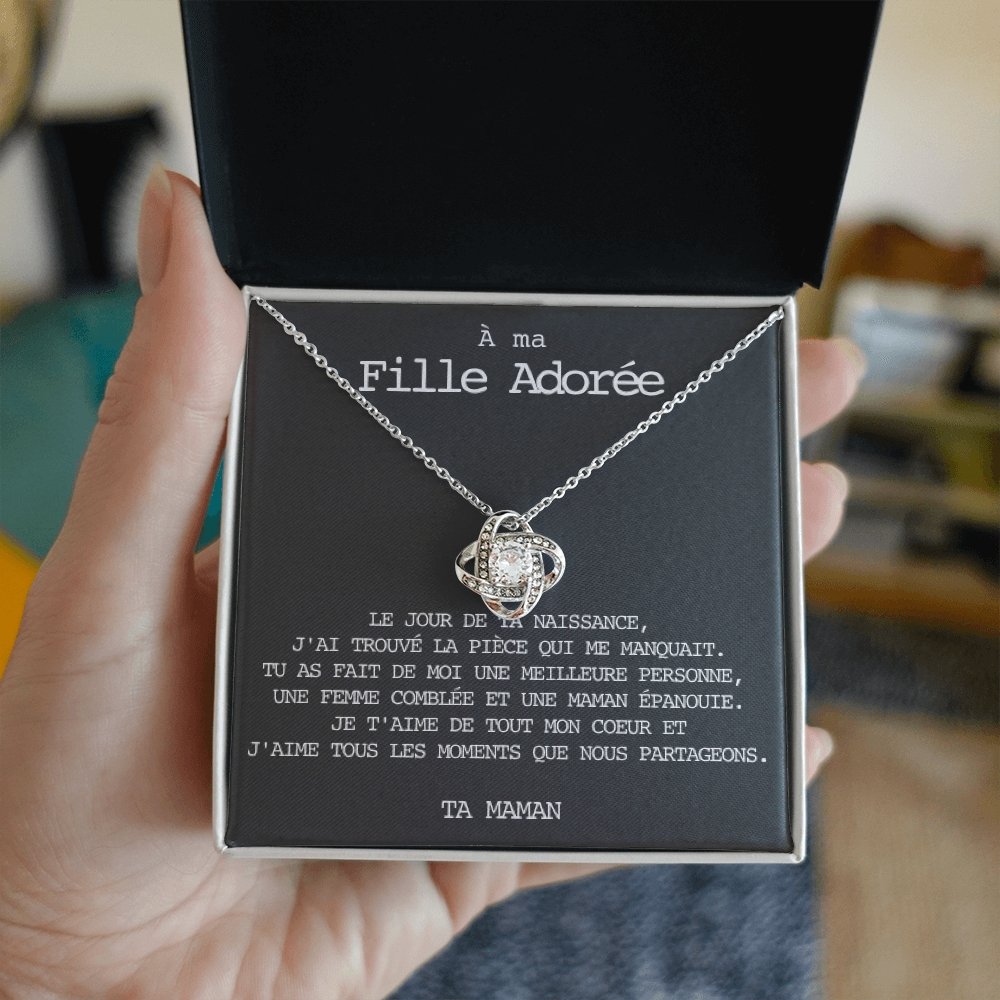 LINKY • Collier A Ma Fille Noeud d'Amour - Lehnaa