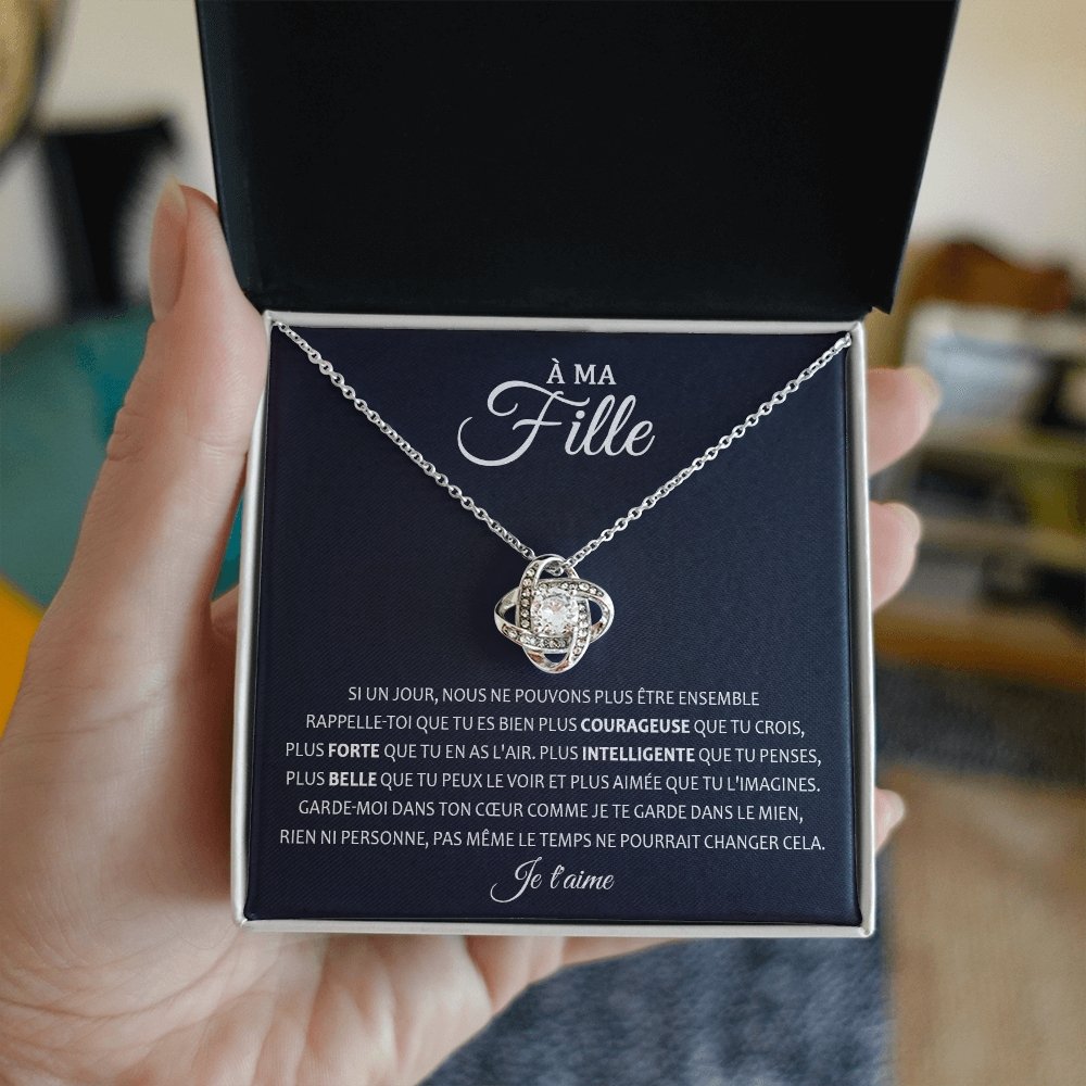 LINKY • Collier A Ma Fille Noeud d'Amour - Lehnaa