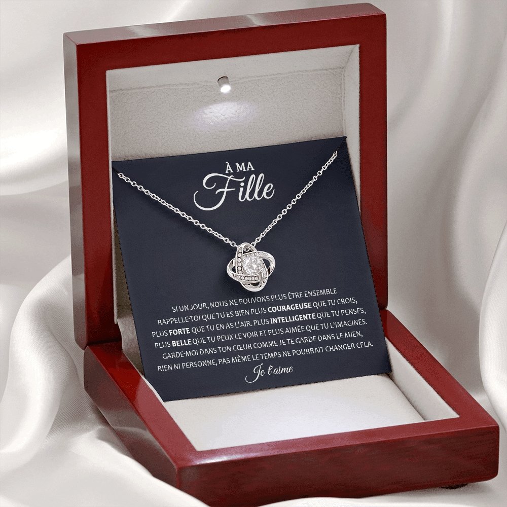LINKY • Collier A Ma Fille Noeud d'Amour - Lehnaa