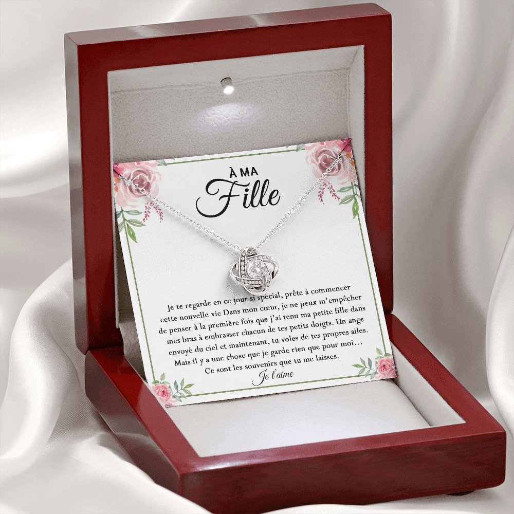 LINKY • Collier A Ma Fille Noeud d'Amour - Lehnaa
