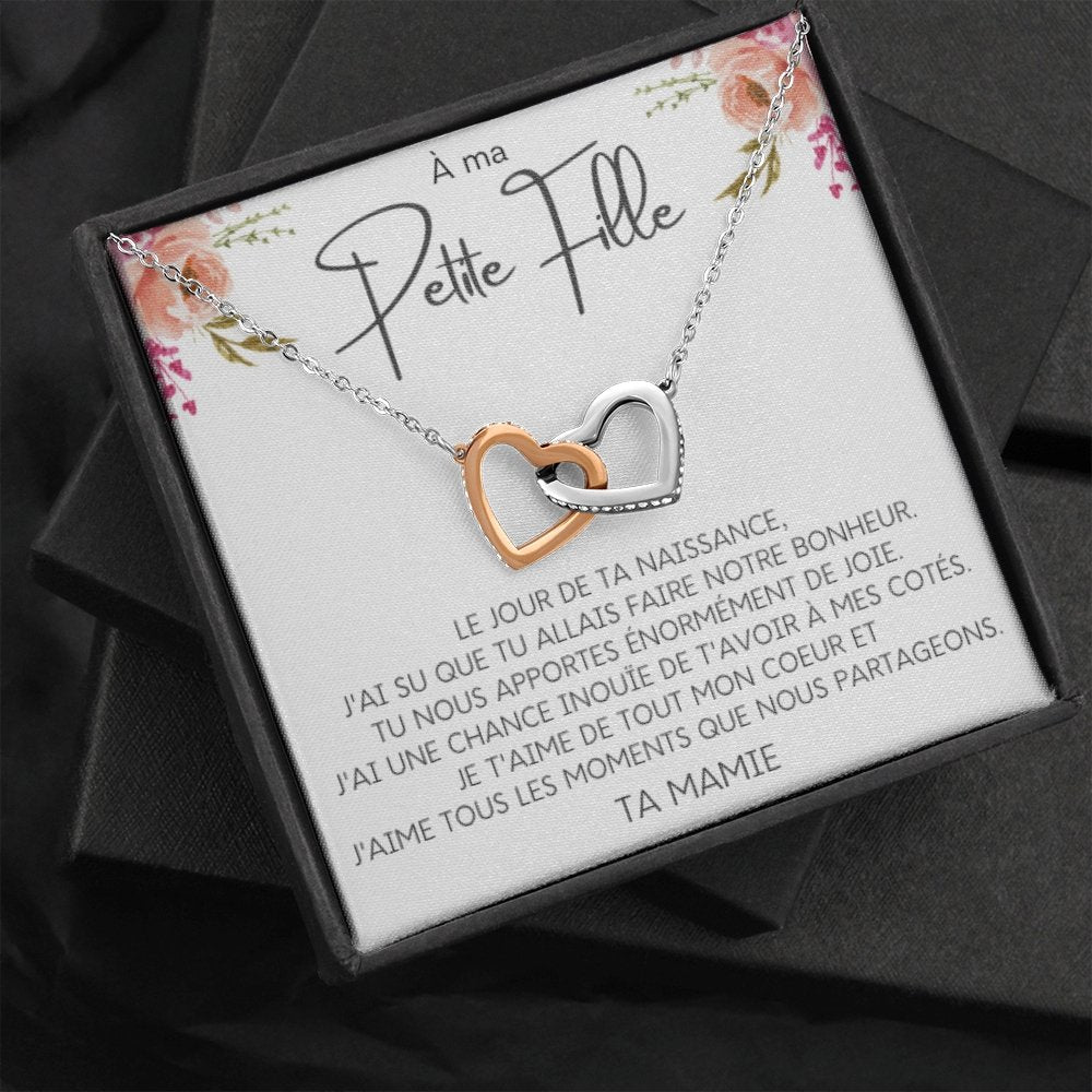 LINKY • Collier Petite-Fille Double Cœur - Lehnaa