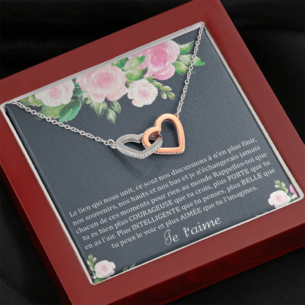 LINKY • Collier Petite Fille Double Cœur - Lehnaa