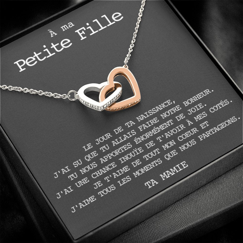 LINKY • Collier Petite-Fille Double Cœur - Lehnaa