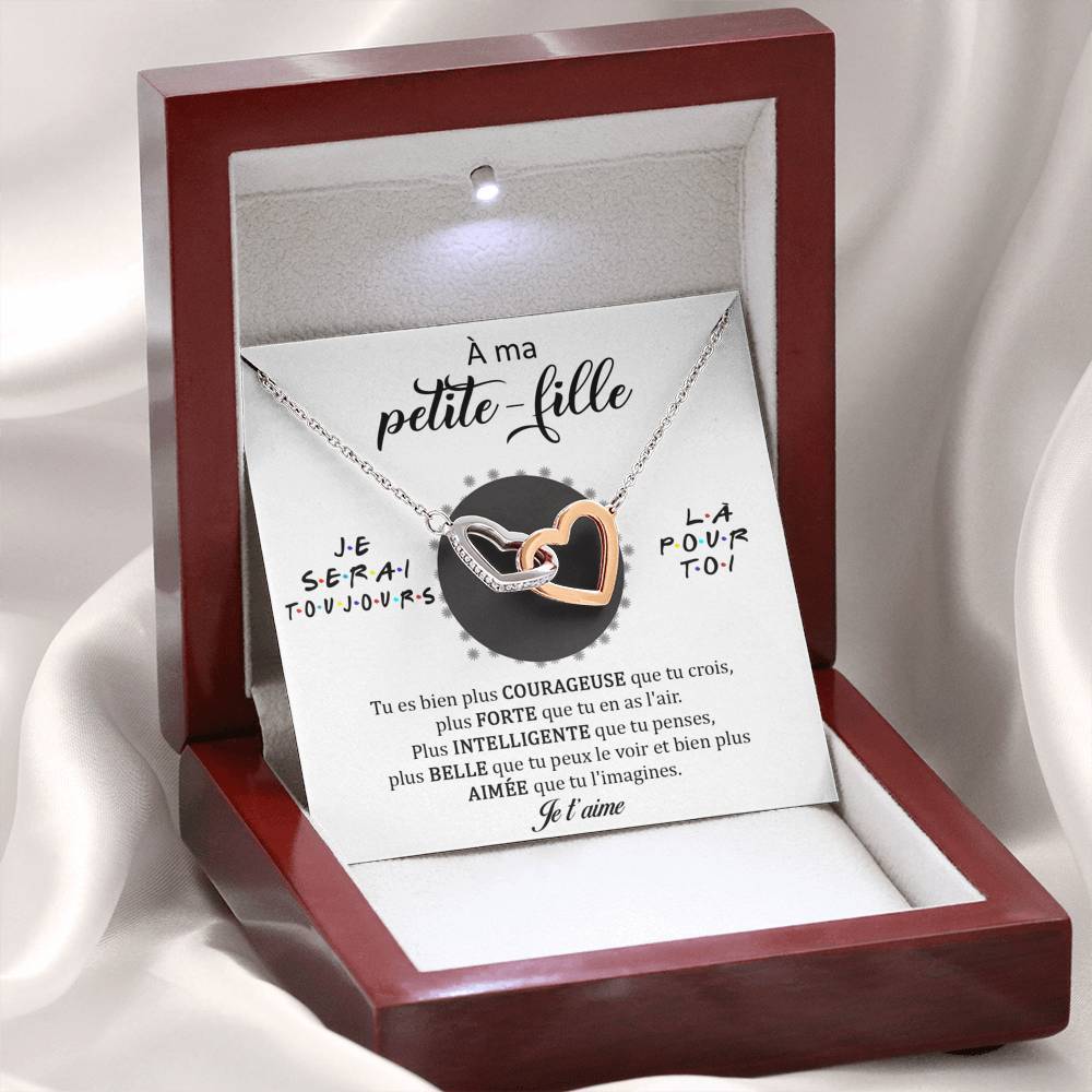 LINKY • Collier Petite-Fille Double Cœur - Lehnaa