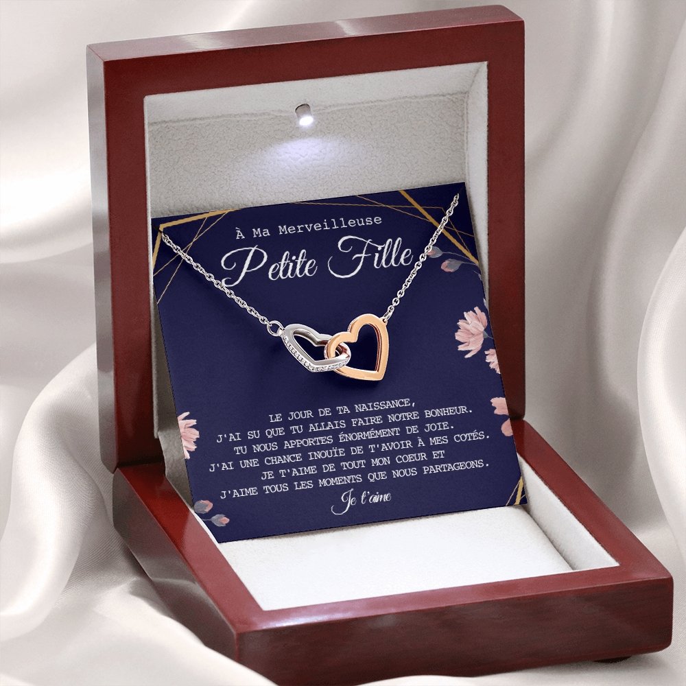 LINKY • Collier Petite-Fille Double Cœur - Lehnaa
