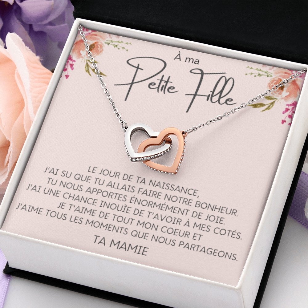 LINKY • Collier Petite-Fille Double Cœur - Lehnaa