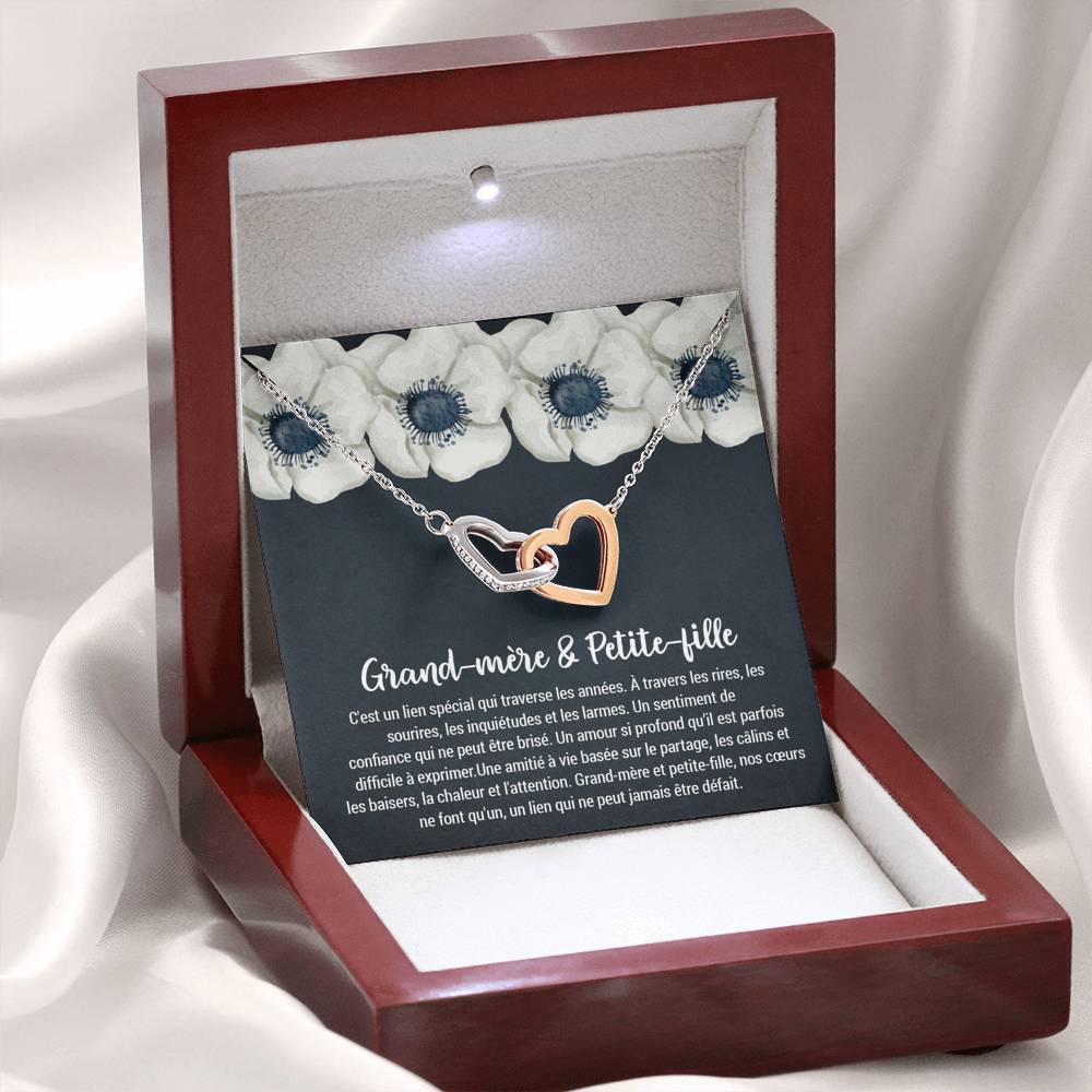 LINKY • Collier Petite Fille Double Cœur - Lehnaa