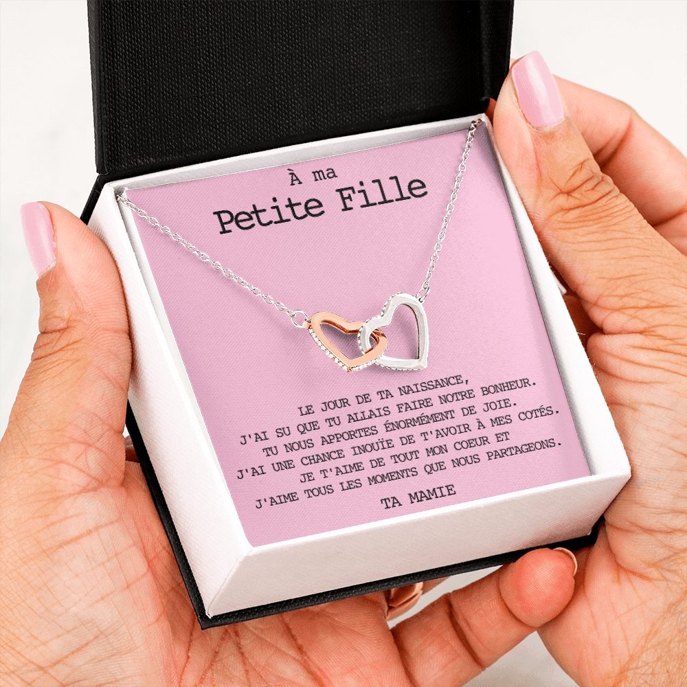 LINKY • Collier Petite-Fille Double Cœur - Lehnaa