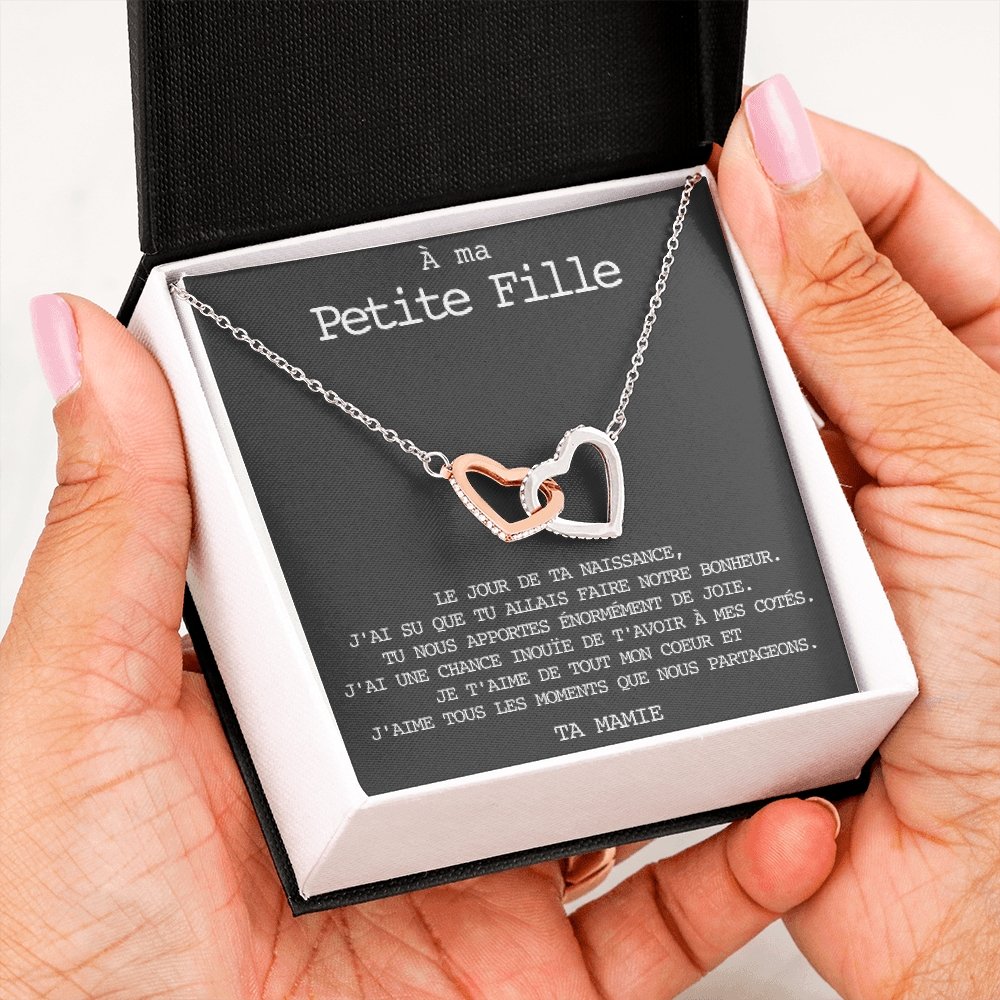 LINKY • Collier Petite-Fille Double Cœur - Lehnaa