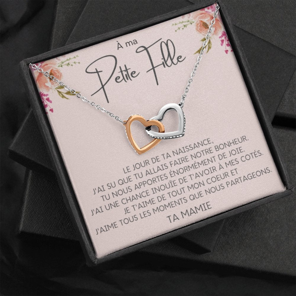 LINKY • Collier Petite-Fille Double Cœur - Lehnaa