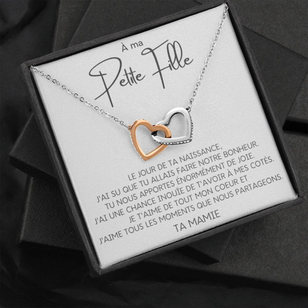 LINKY • Collier Petite-Fille Double Cœur - Lehnaa