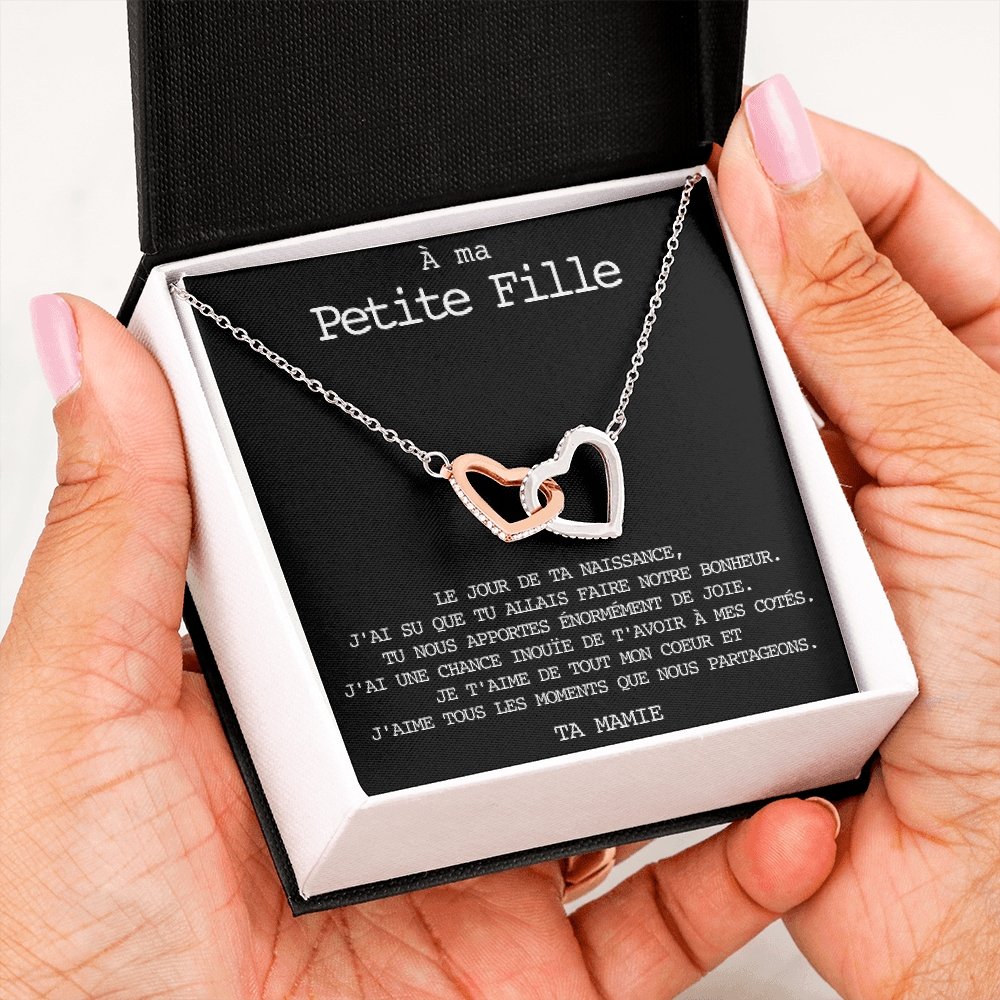 LINKY • Collier Petite-Fille Double Cœur - Lehnaa