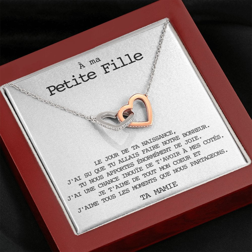LINKY • Collier Petite-Fille Double Cœur - Lehnaa