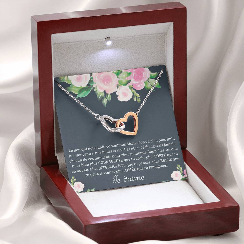 LINKY • Collier Petite Fille Double Cœur - Lehnaa